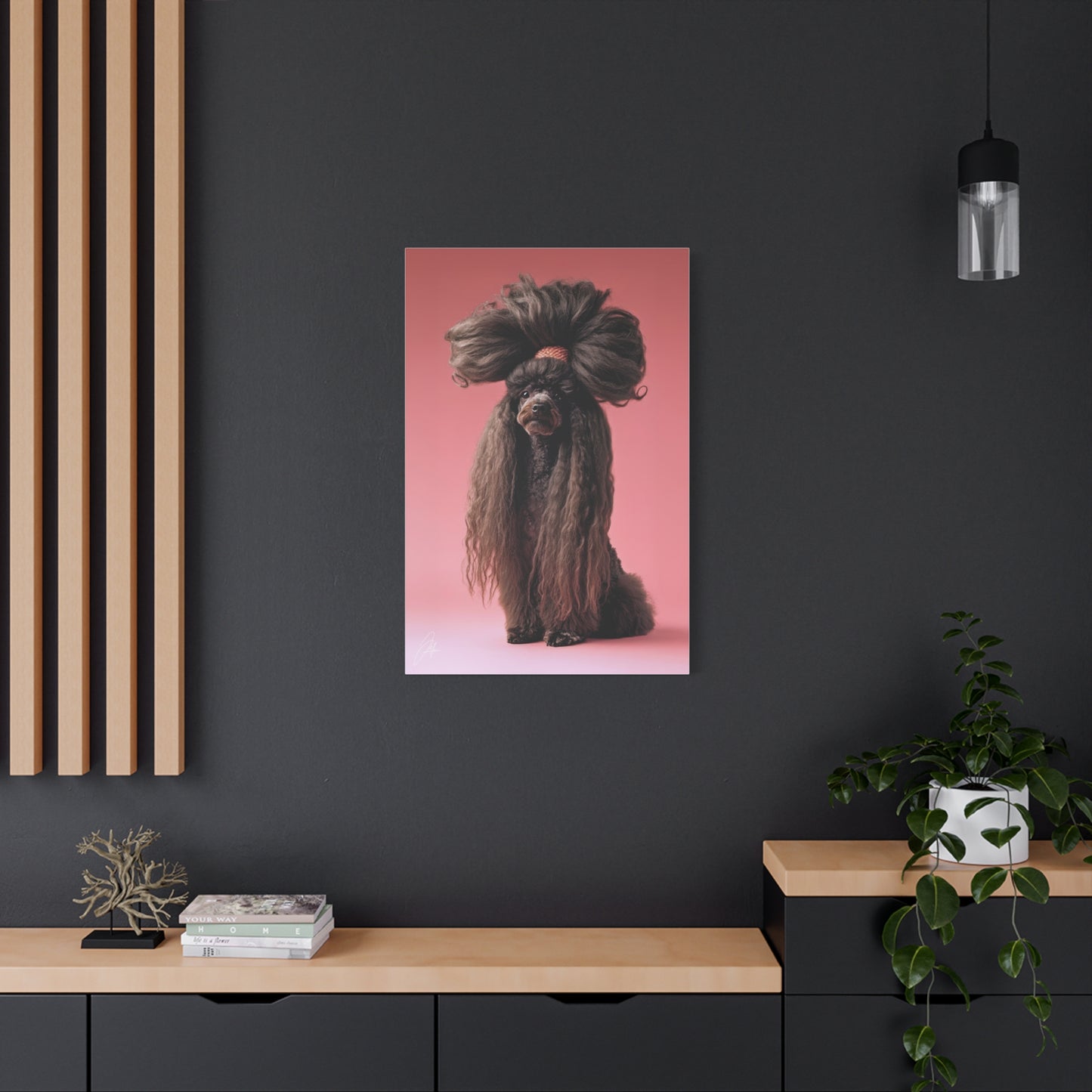 Canvas Print - Poodle - 002 - by Jeff O'Neal