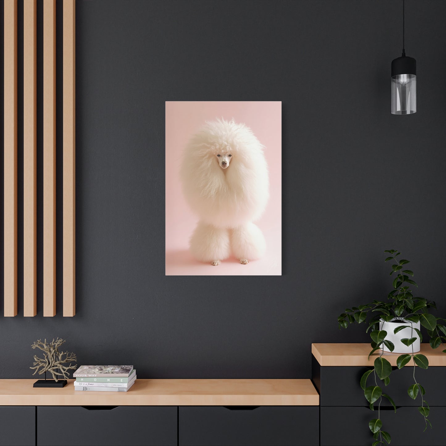 Canvas Print - Poodle - 001 - by Jeff O'Neal