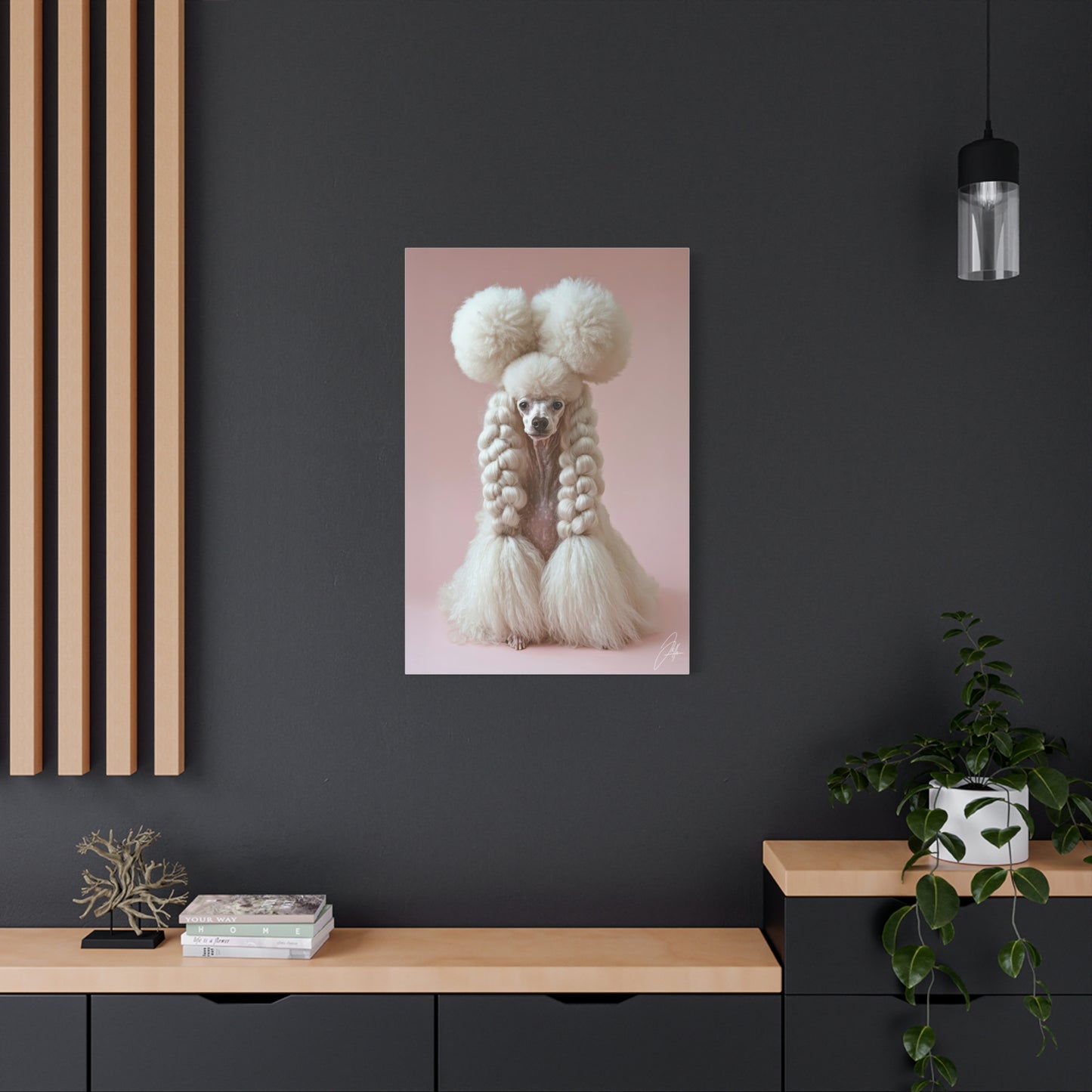 Canvas Print - Poodle - 003 - by Jeff O'Neal