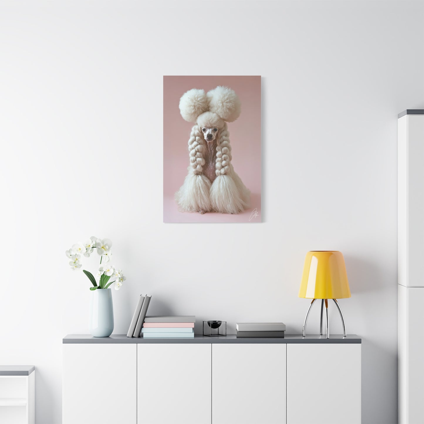 Canvas Print - Poodle - 003 - by Jeff O'Neal