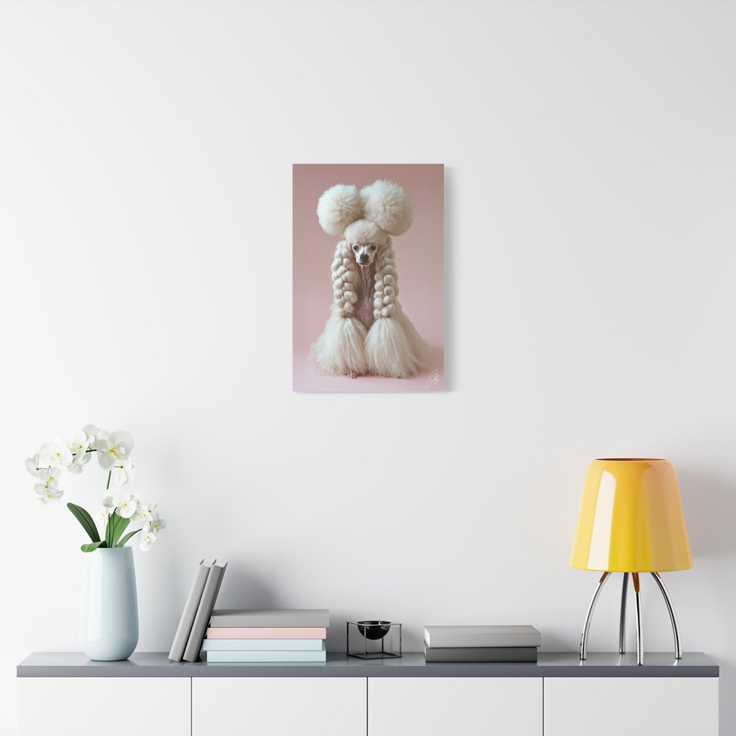 Canvas Print - Poodle - 003 - by Jeff O'Neal