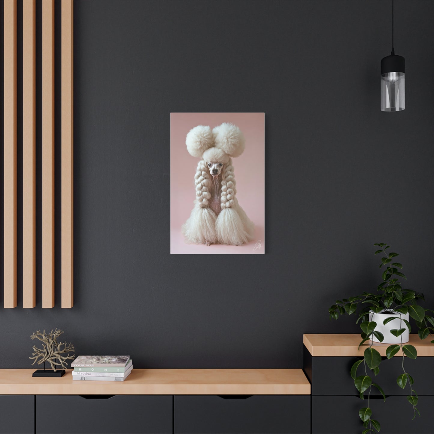 Canvas Print - Poodle - 003 - by Jeff O'Neal