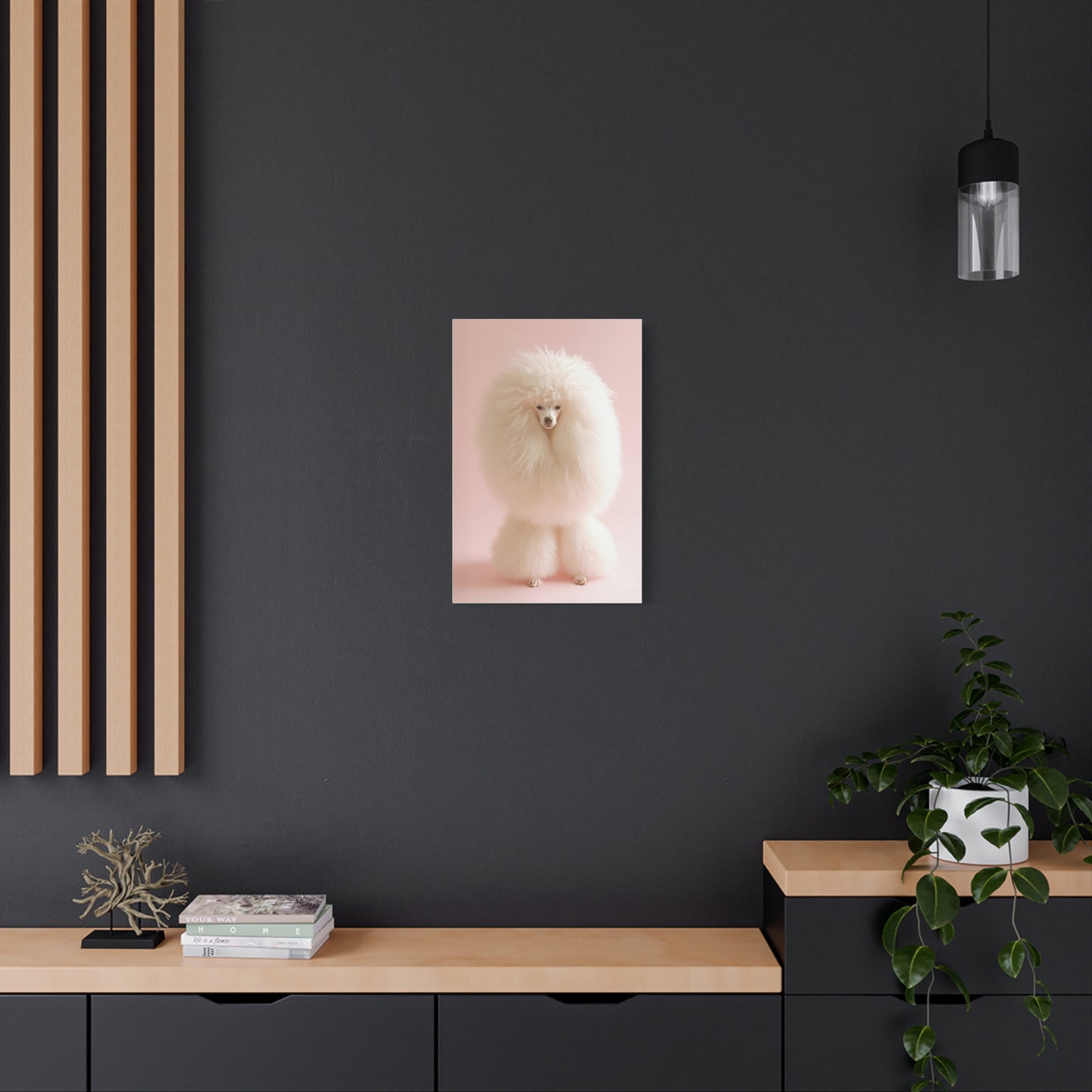 Canvas Print - Poodle - 001 - by Jeff O'Neal