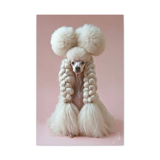Canvas Print - Poodle - 003 - by Jeff O'Neal