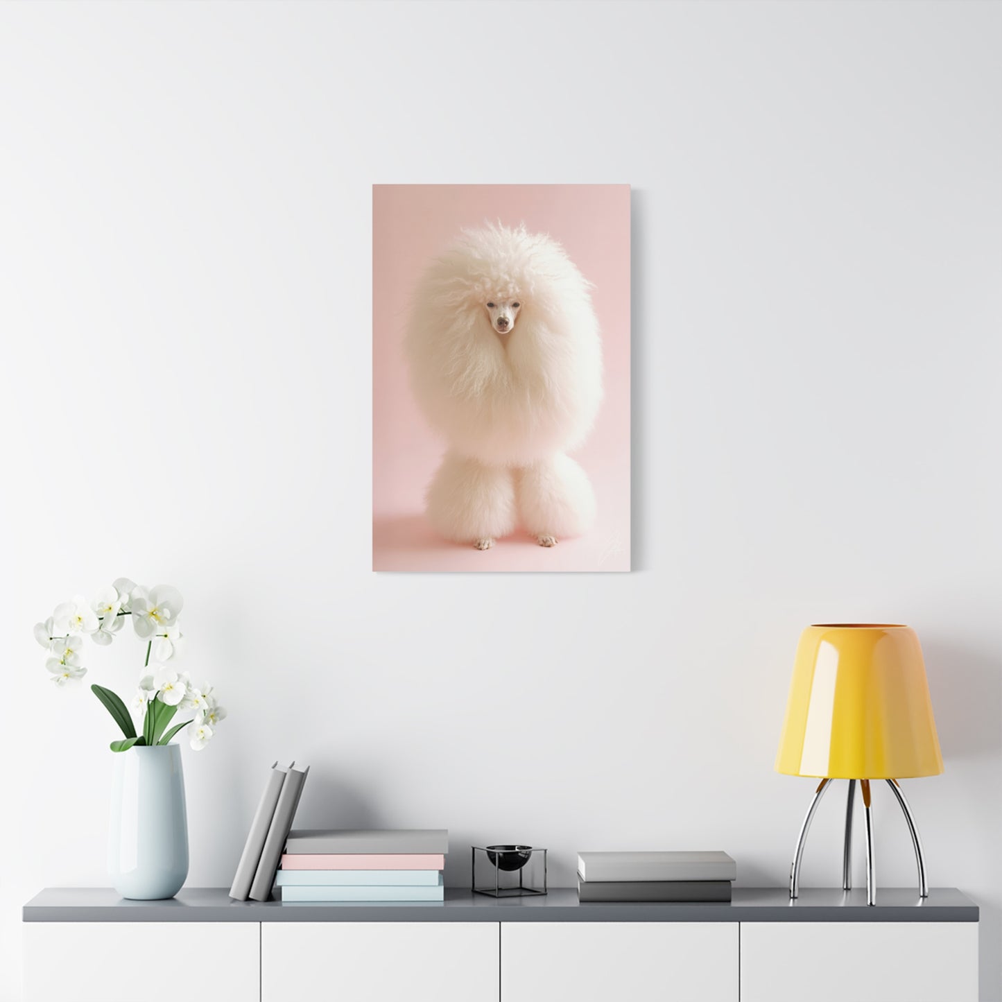 Canvas Print - Poodle - 001 - by Jeff O'Neal