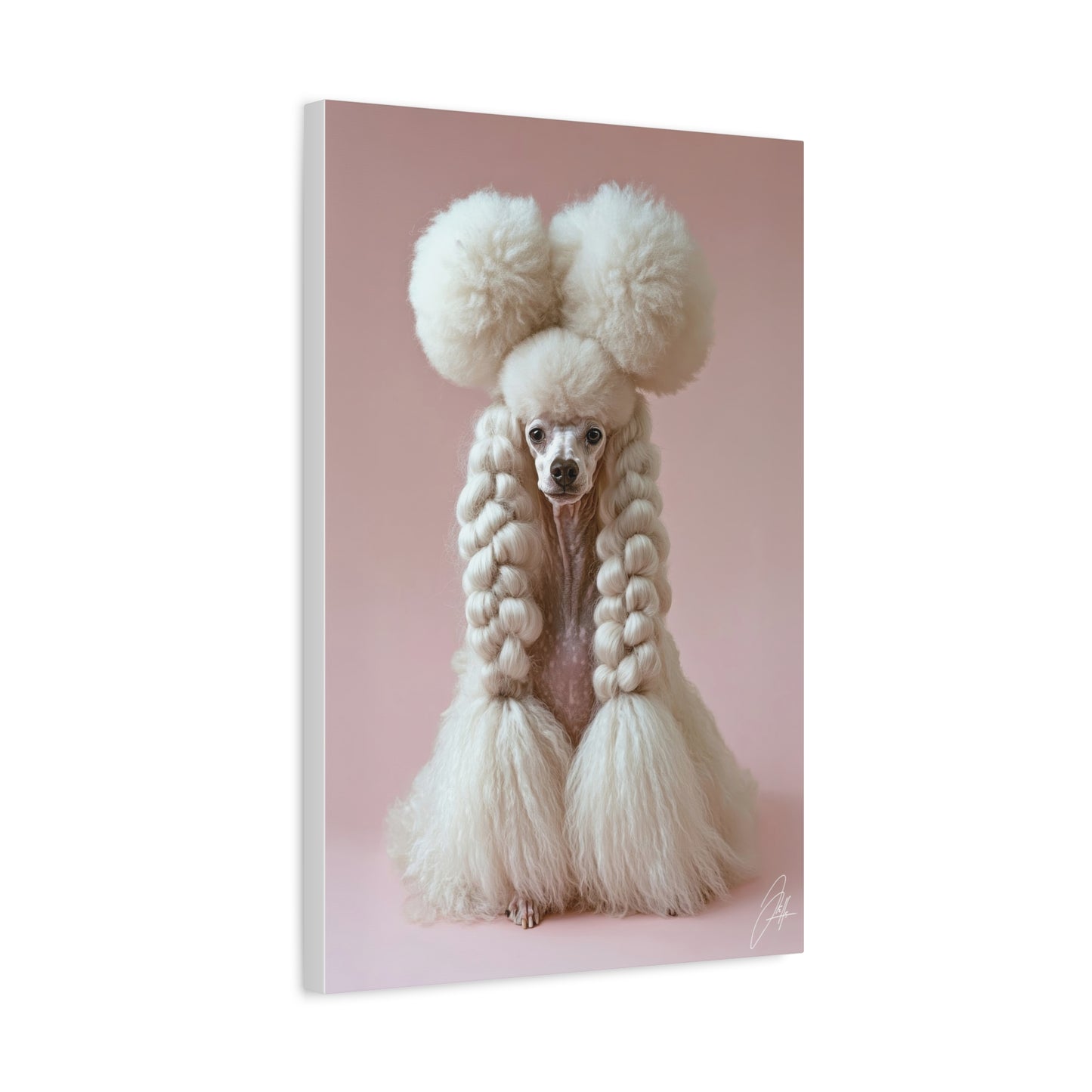 Canvas Print - Poodle - 003 - by Jeff O'Neal