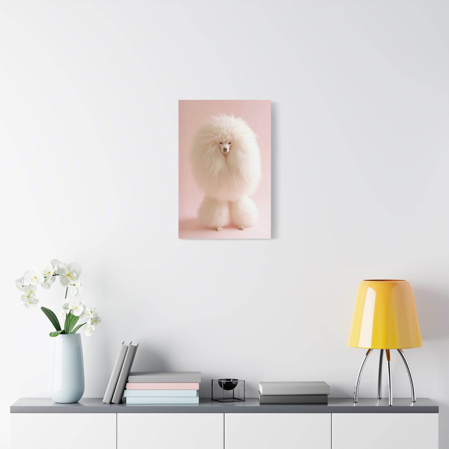 Canvas Print - Poodle - 001 - by Jeff O'Neal