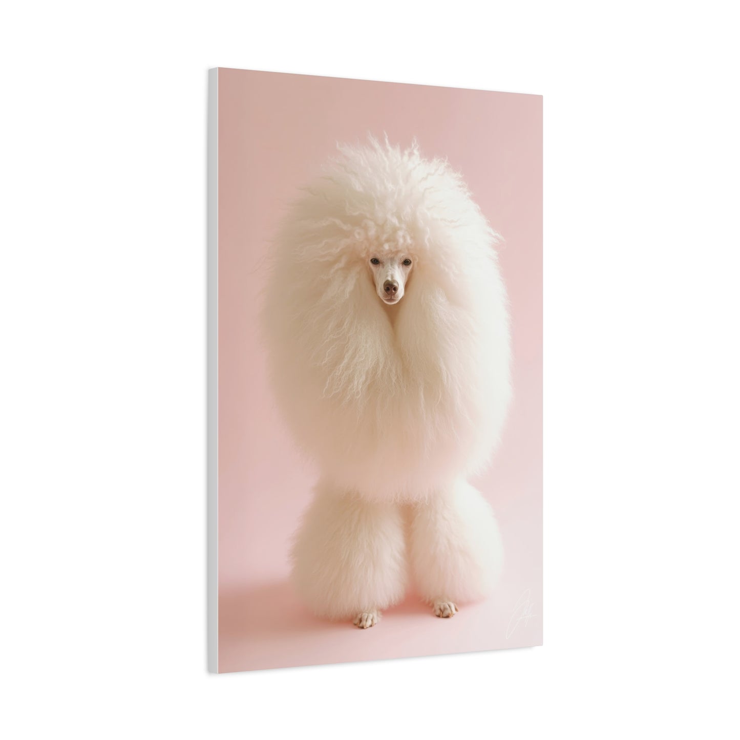 Canvas Print - Poodle - 001 - by Jeff O'Neal