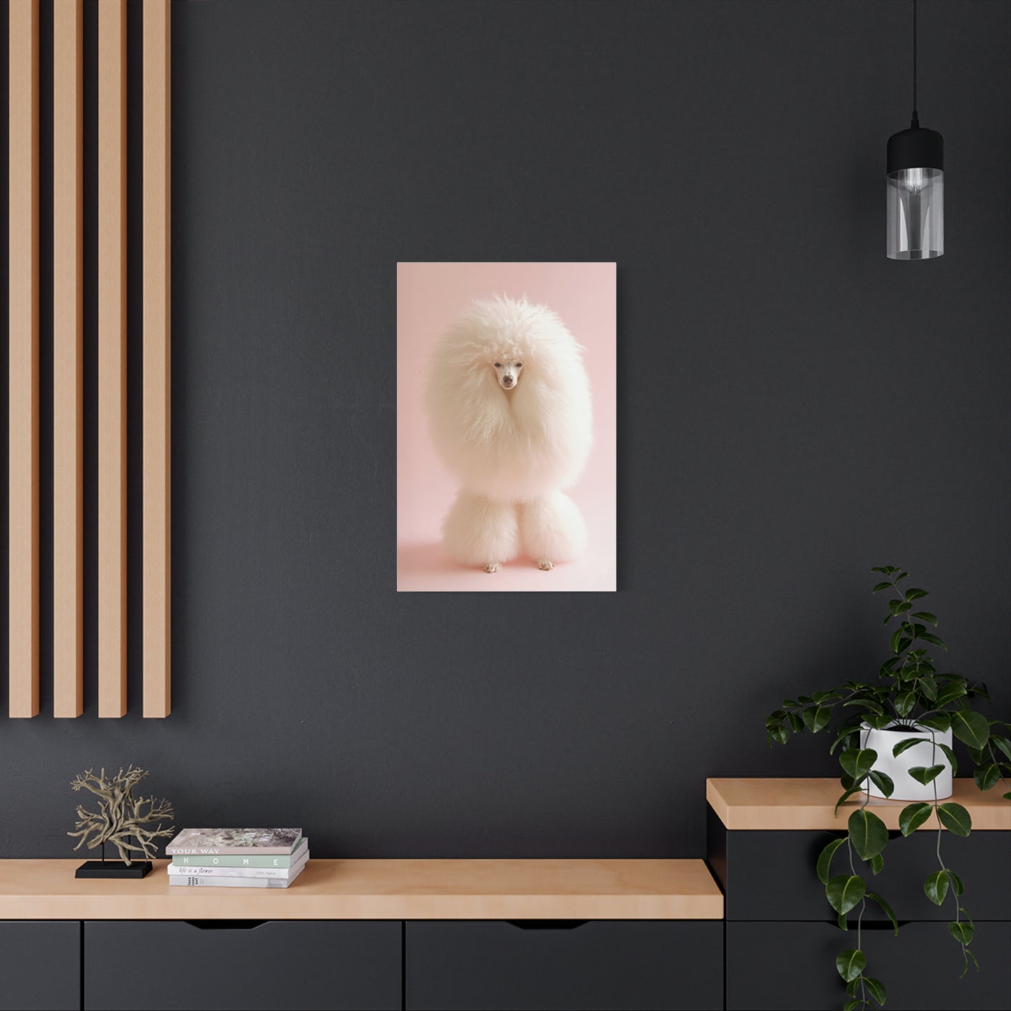 Canvas Print - Poodle - 001 - by Jeff O'Neal