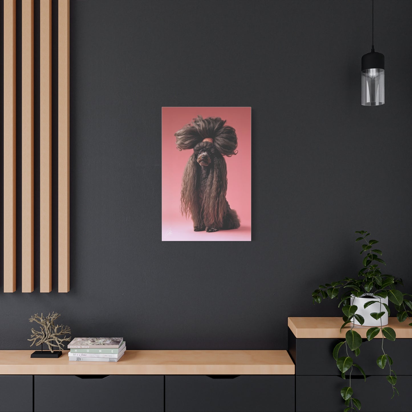 Canvas Print - Poodle - 002 - by Jeff O'Neal