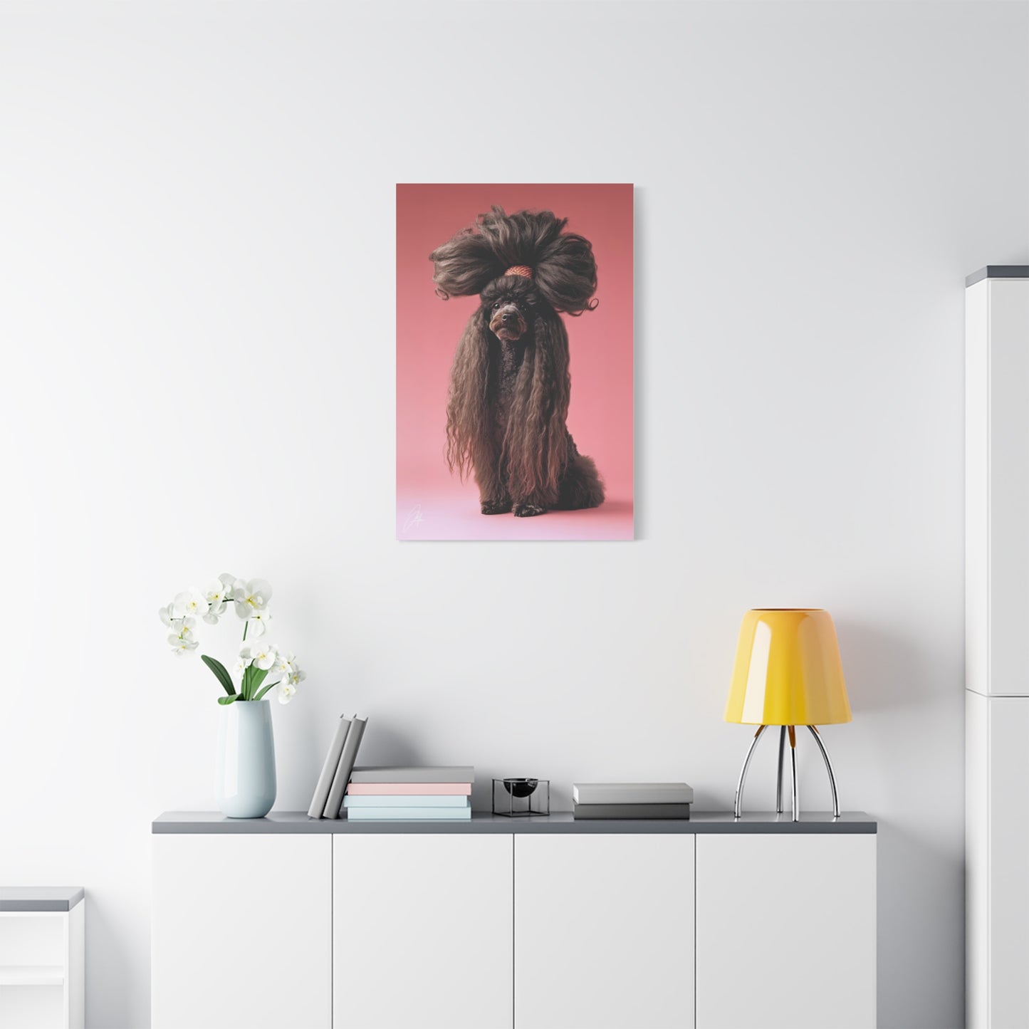 Canvas Print - Poodle - 002 - by Jeff O'Neal