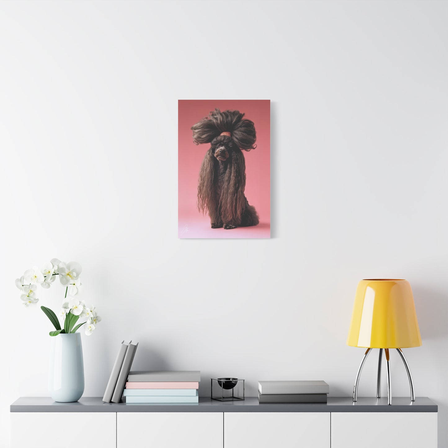 Canvas Print - Poodle - 002 - by Jeff O'Neal