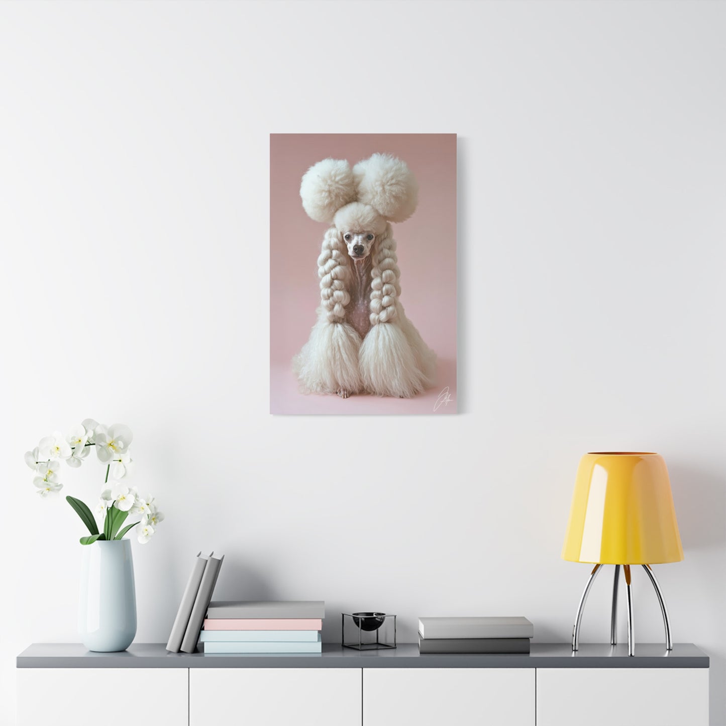 Canvas Print - Poodle - 003 - by Jeff O'Neal
