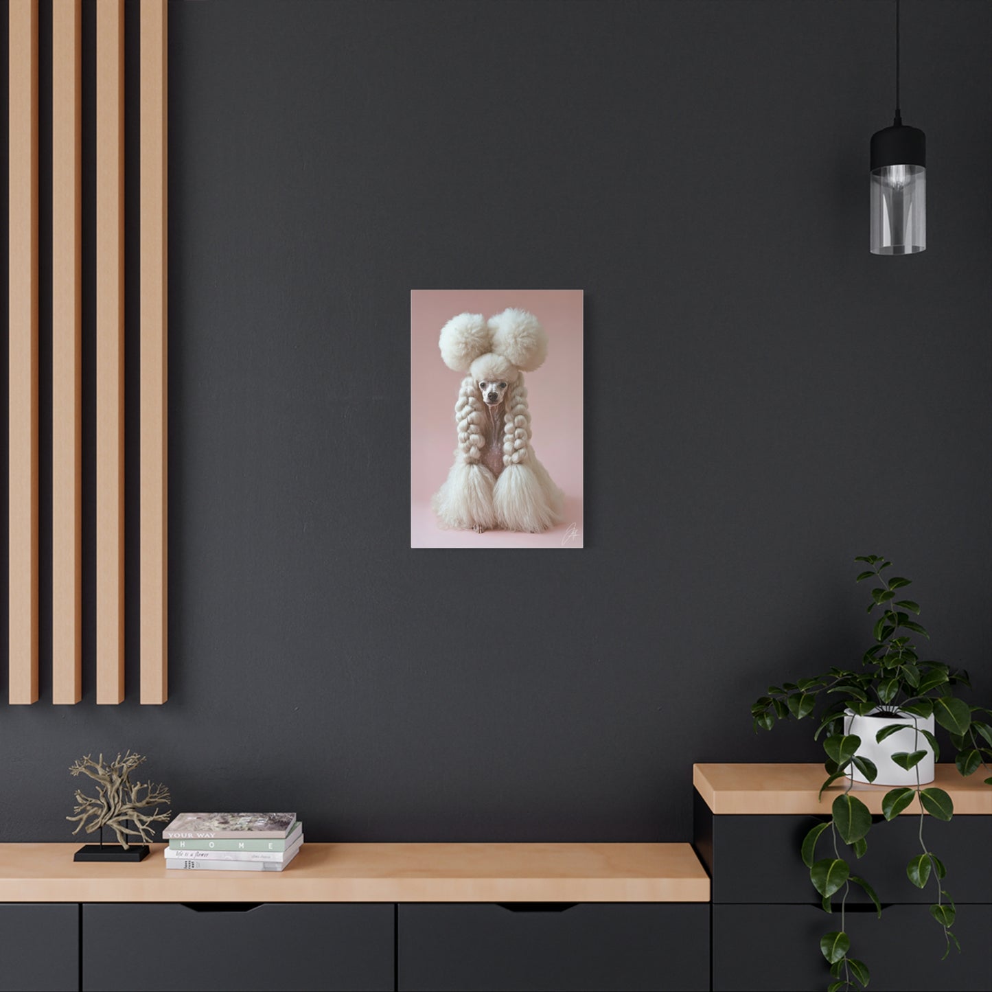 Canvas Print - Poodle - 003 - by Jeff O'Neal