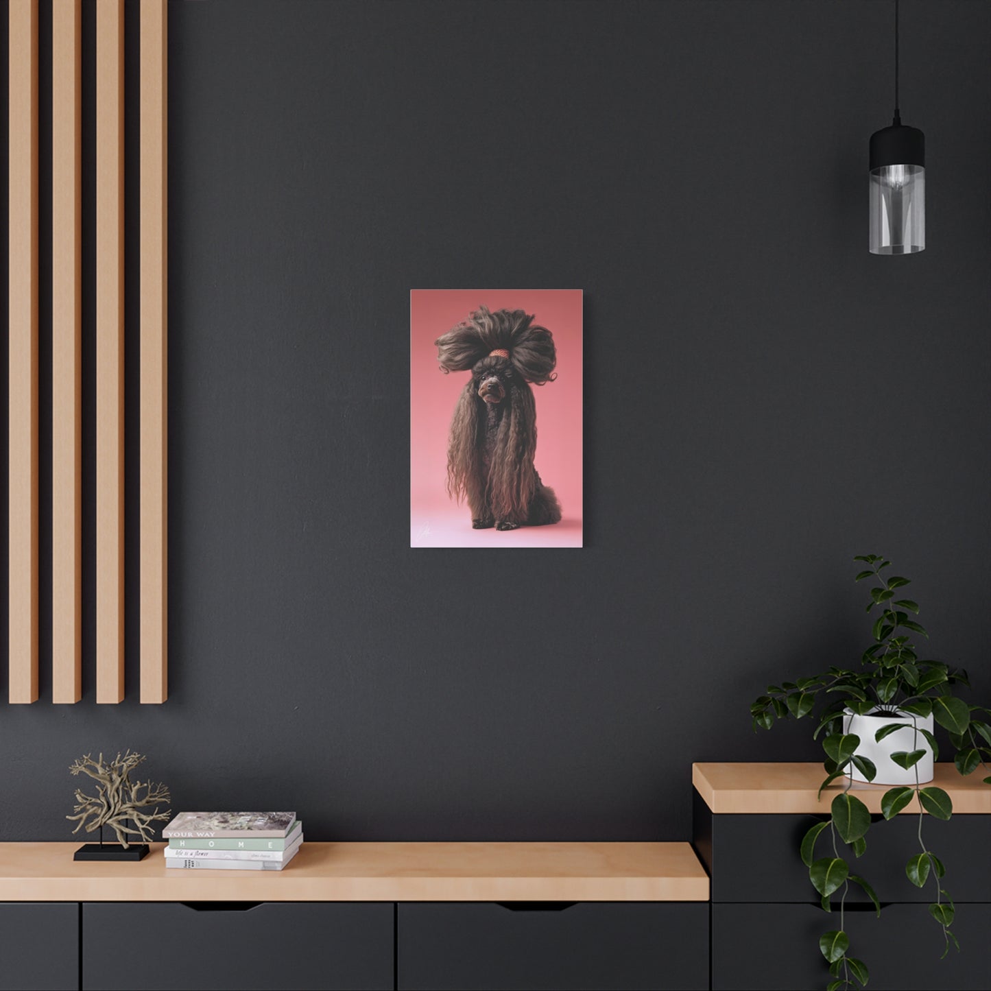 Canvas Print - Poodle - 002 - by Jeff O'Neal