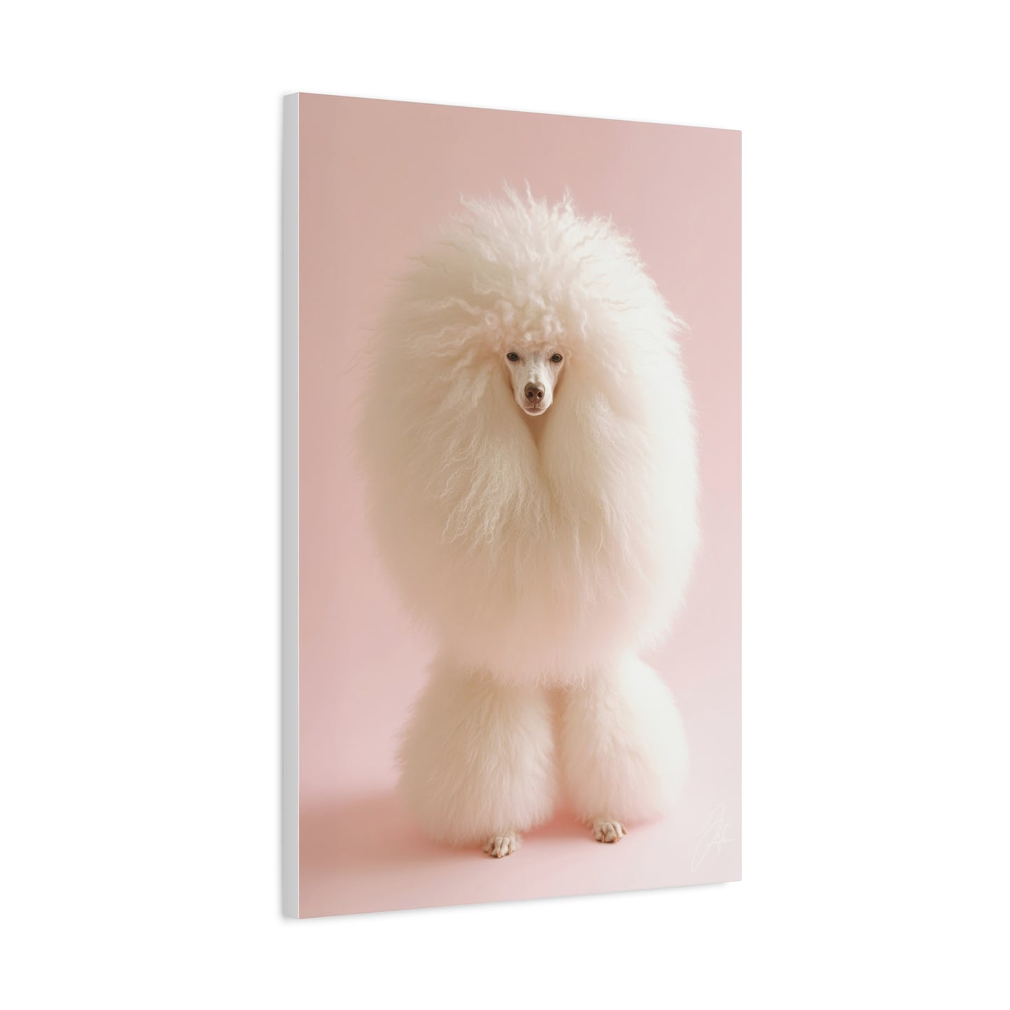 Canvas Print - Poodle - 001 - by Jeff O'Neal