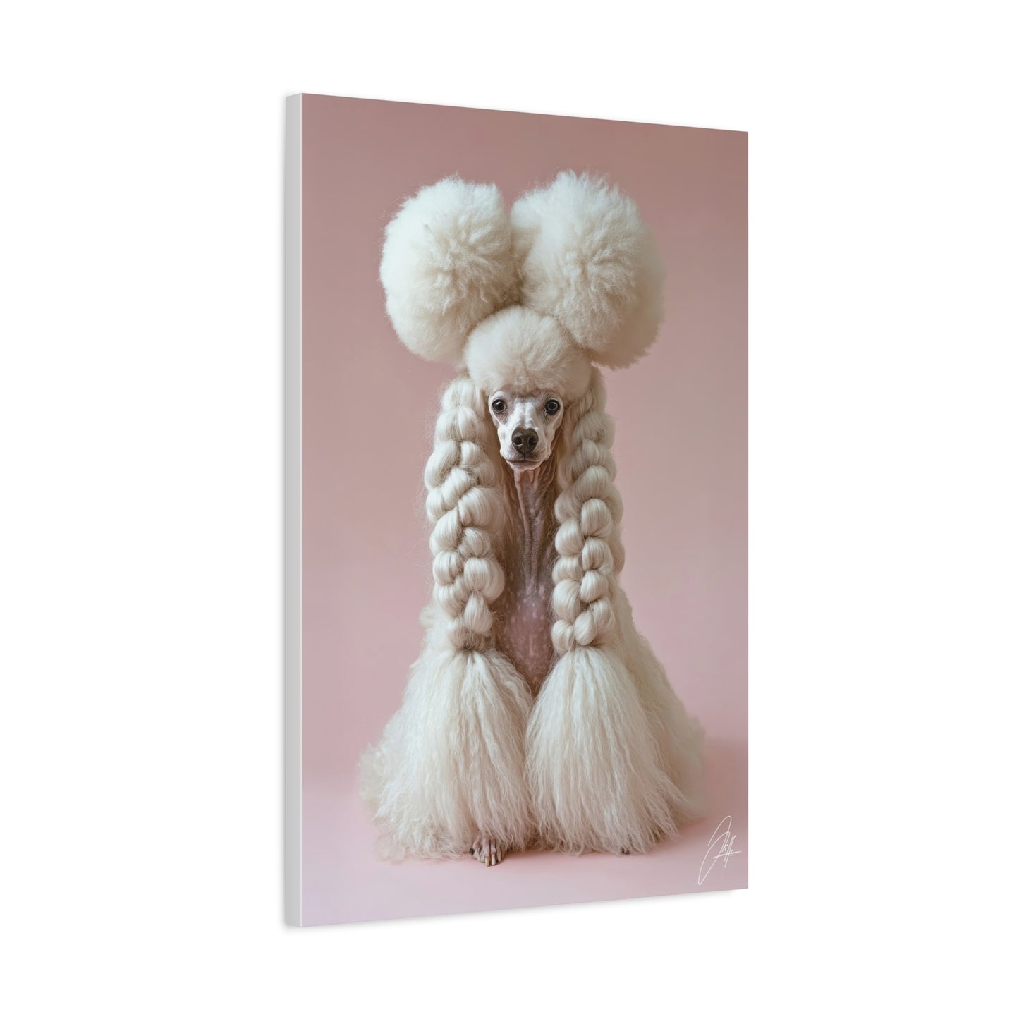 Canvas Print - Poodle - 003 - by Jeff O'Neal